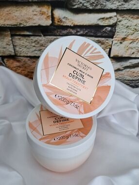Victoria's Secret Curl Define Scalp Treatment - 'COCONUT MILK & ROSE' 2-Piece
